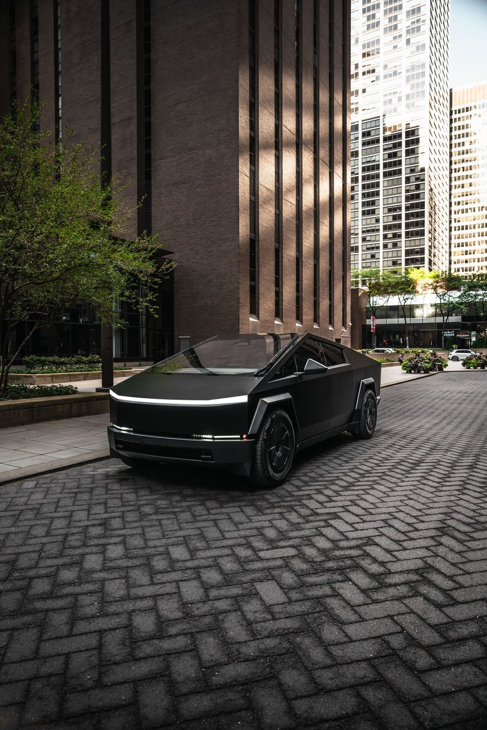 Tesla Cybertruck — Satin Black available on request from BExotic